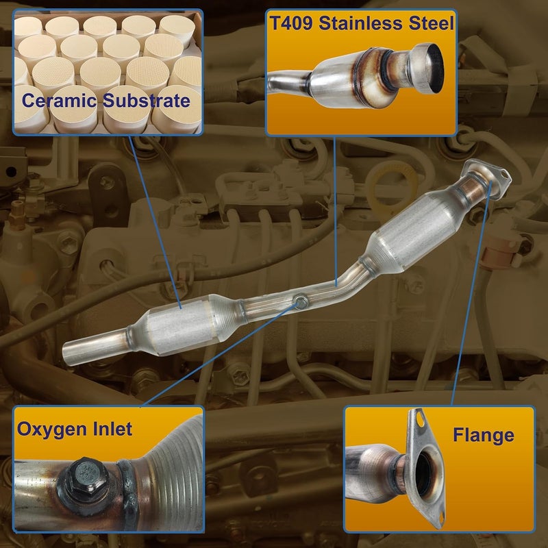 CIRconvert Catalytic Converter Compatible with Toyota Prius 2004 2005 2006 2007 2008 2009 1.5L l4 Catalytic Convertor (EPA Compliant) - Image 4